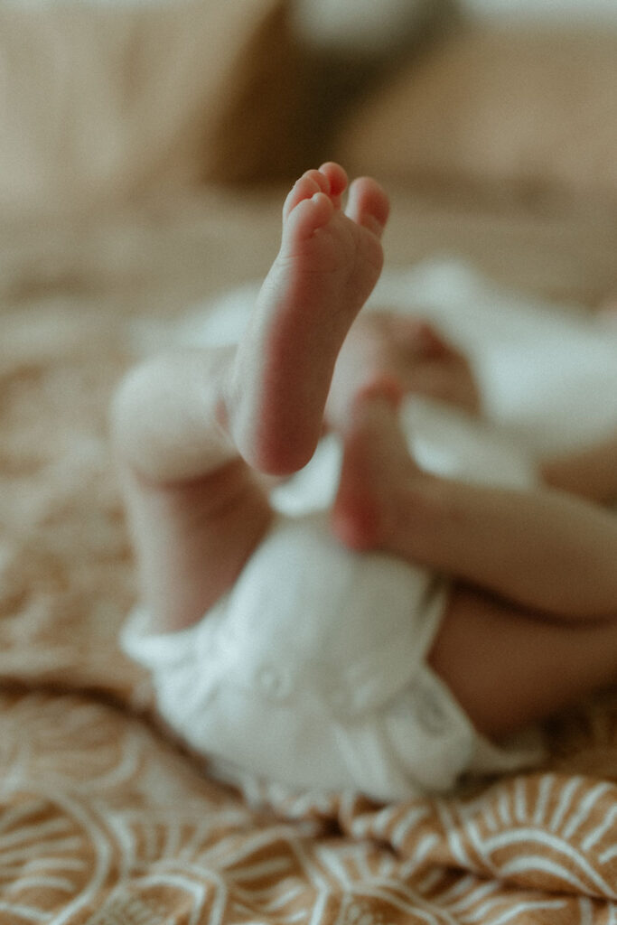 Newborn's foot
